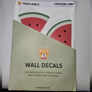 TeddyLabels Watermelon Wall Decals